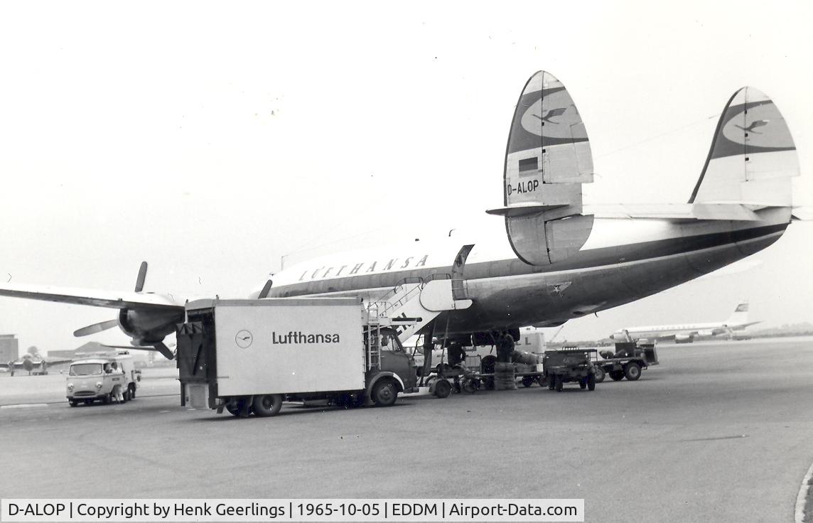 D-ALOP, 1955 Lockheed L-1049G Super Constellation C/N 4605, Lufthansa , Lockheed Super Constellation