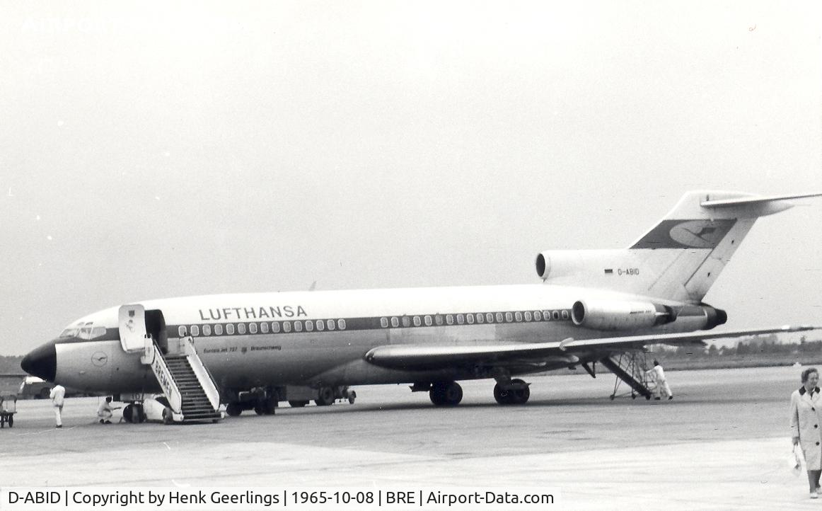 D-ABID, 1964 Boeing 727-030 C/N 18362, Lufthansa