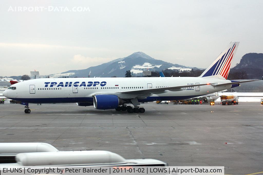 EI-UNS, 1998 Boeing 777-212/ER C/N 28514, Transaero Airlines Boeing 777-212(ER)