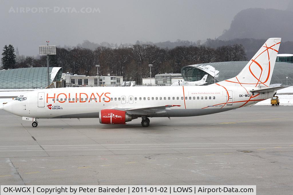 OK-WGX, 1991 Boeing 737-436 C/N 25349, Czech Airlines (CSA) Boeing 737-436
Holidays colors
