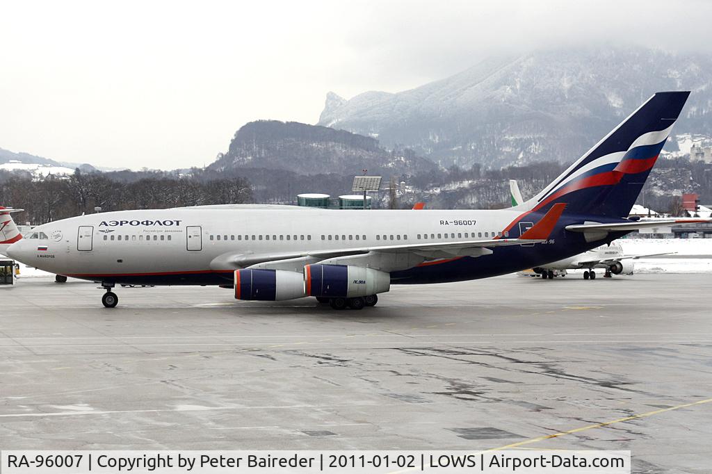 RA-96007, 1992 Ilyushin Il-96-300 C/N 74393201004, Aeroflot Ilyushin IL-96-300