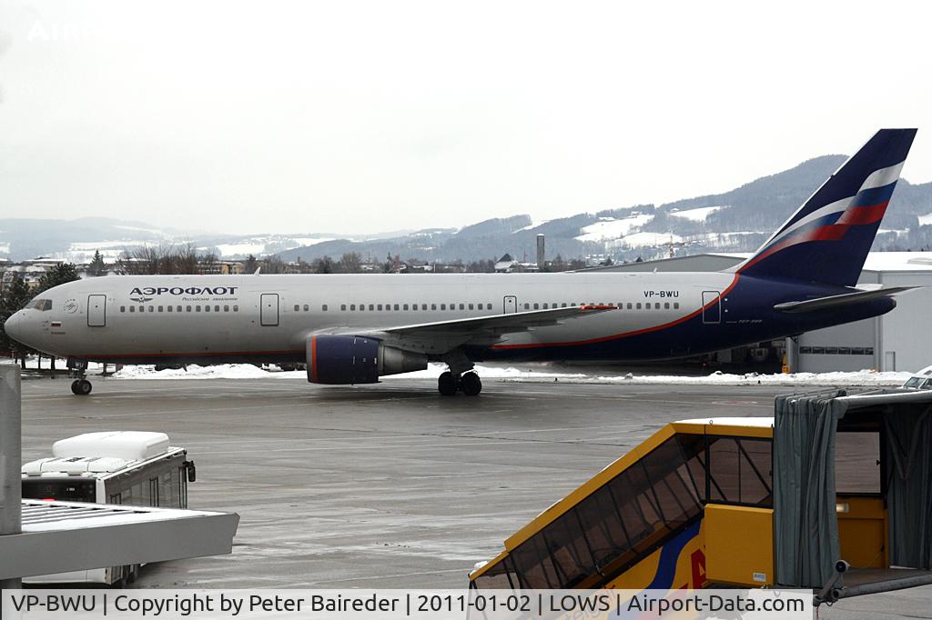 VP-BWU, 1991 Boeing 767-3T7ER C/N 25076, Aeroflot Boeing 767-3T7(ER)