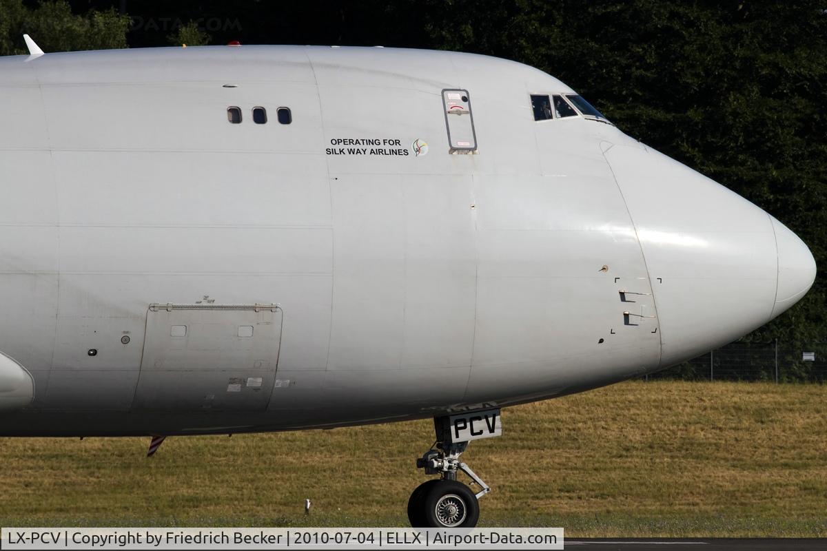 LX-PCV, 1999 Boeing 747-4R7F/SCD C/N 29732, line up