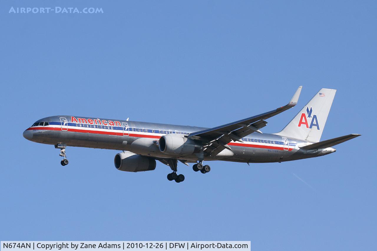 N674AN, 1998 Boeing 757-223 C/N 29424, American Airlines at DFW Airport
