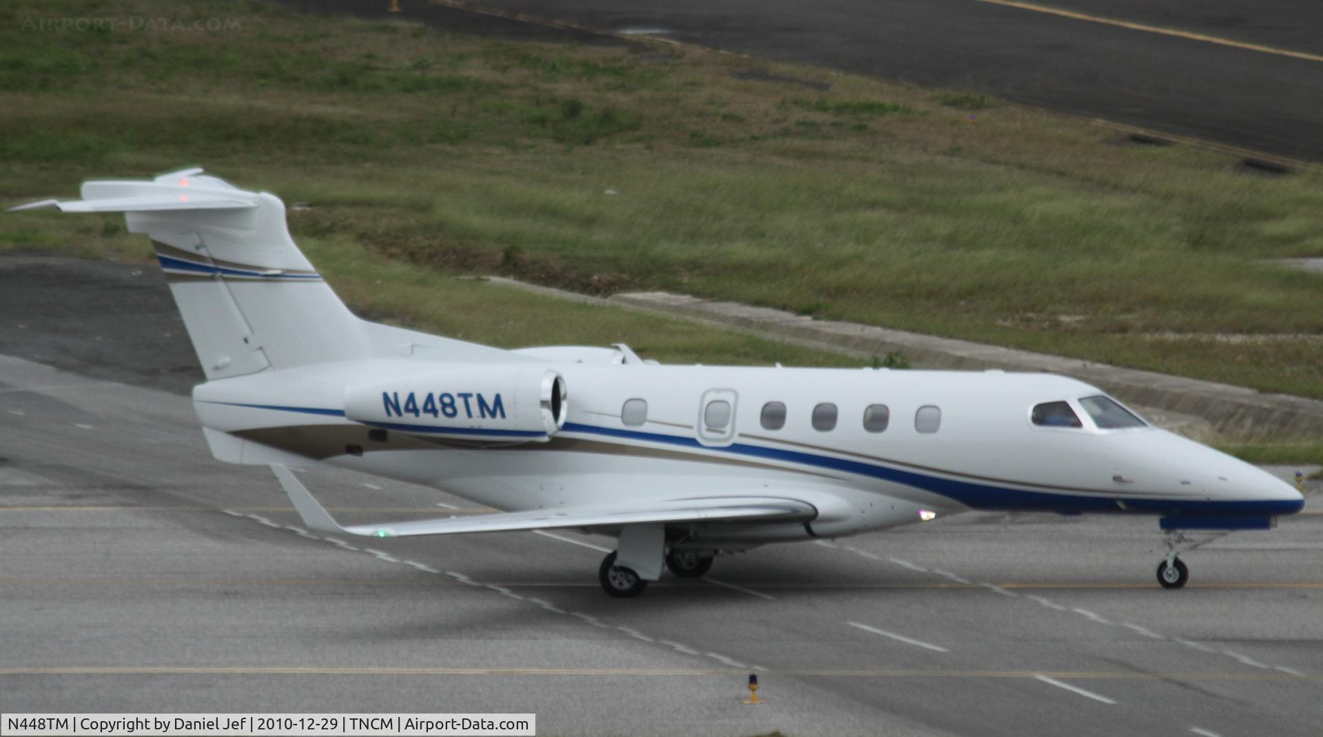 N448TM, 2010 Embraer EMB-505 Phenom 300 C/N 50500042, N448Tm taxing at TNCM for take off