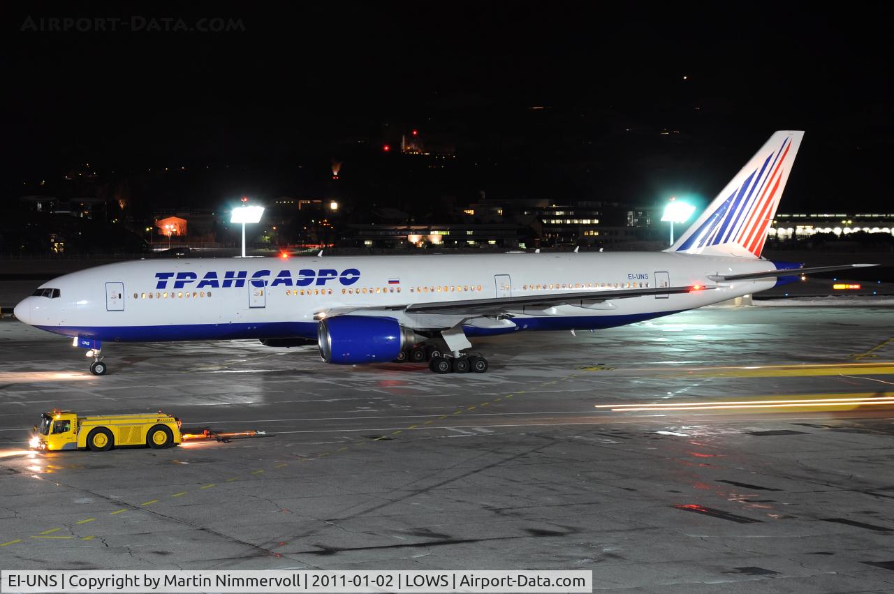EI-UNS, 1998 Boeing 777-212/ER C/N 28514, Transaero