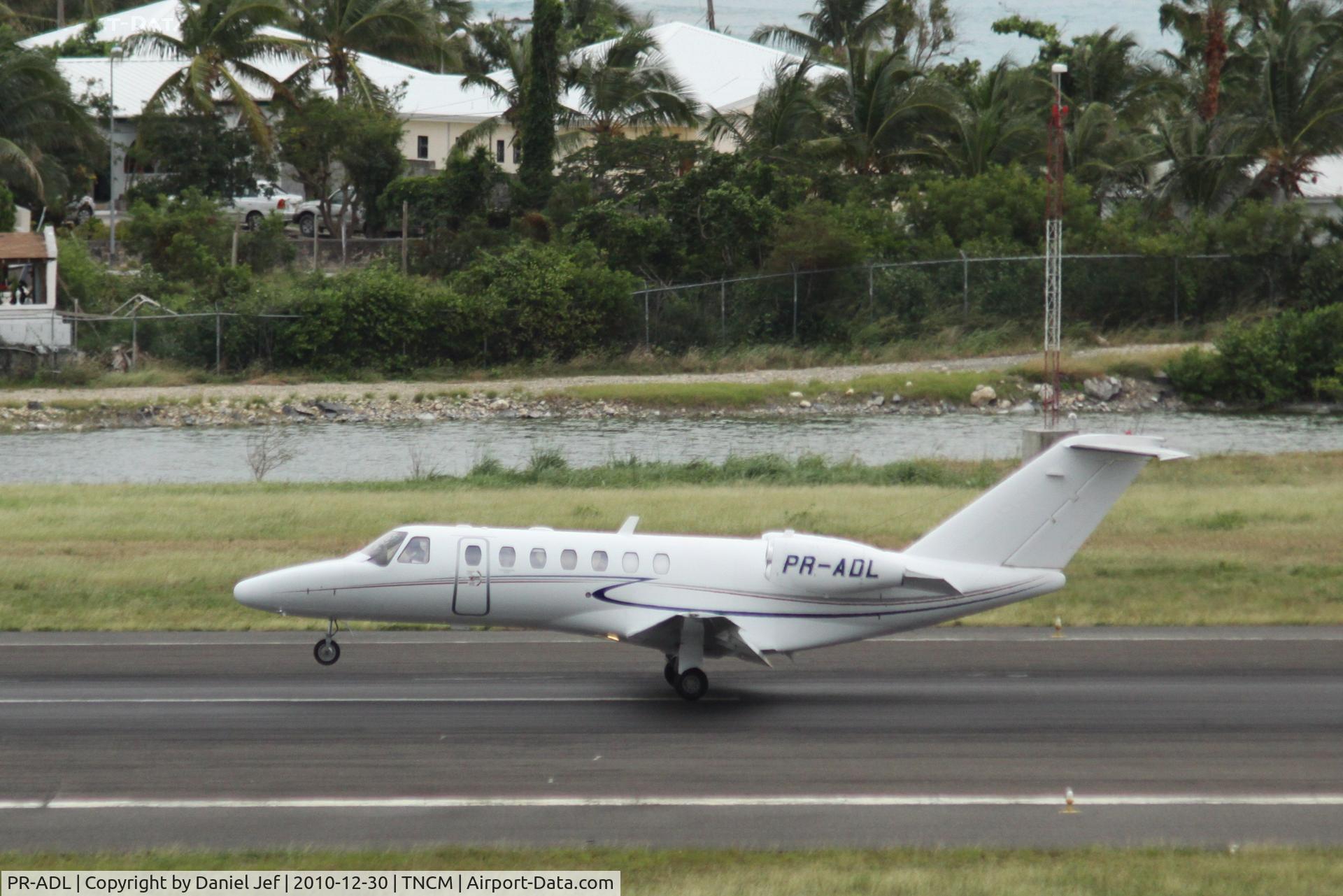 PR-ADL, 2008 Cessna 525B CitationJet CJ3 C/N 525B-0278, PR- ADL landing at TNCM