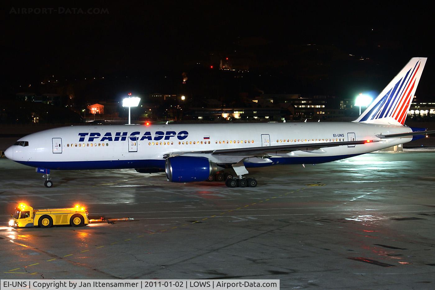 EI-UNS, 1998 Boeing 777-212/ER C/N 28514, Wintercharter @ LOWS