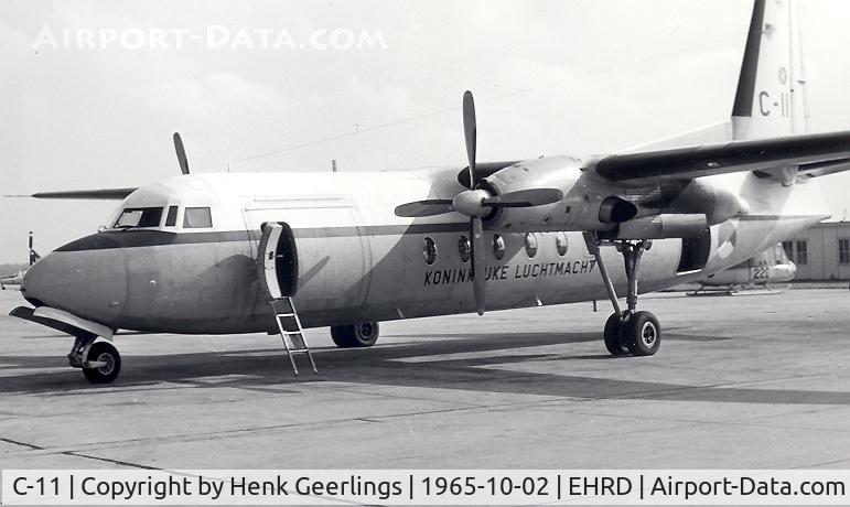 C-11, 1960 Fokker F-27-300 Friendship C/N 10161, RNLAF , Royal Dutch AF