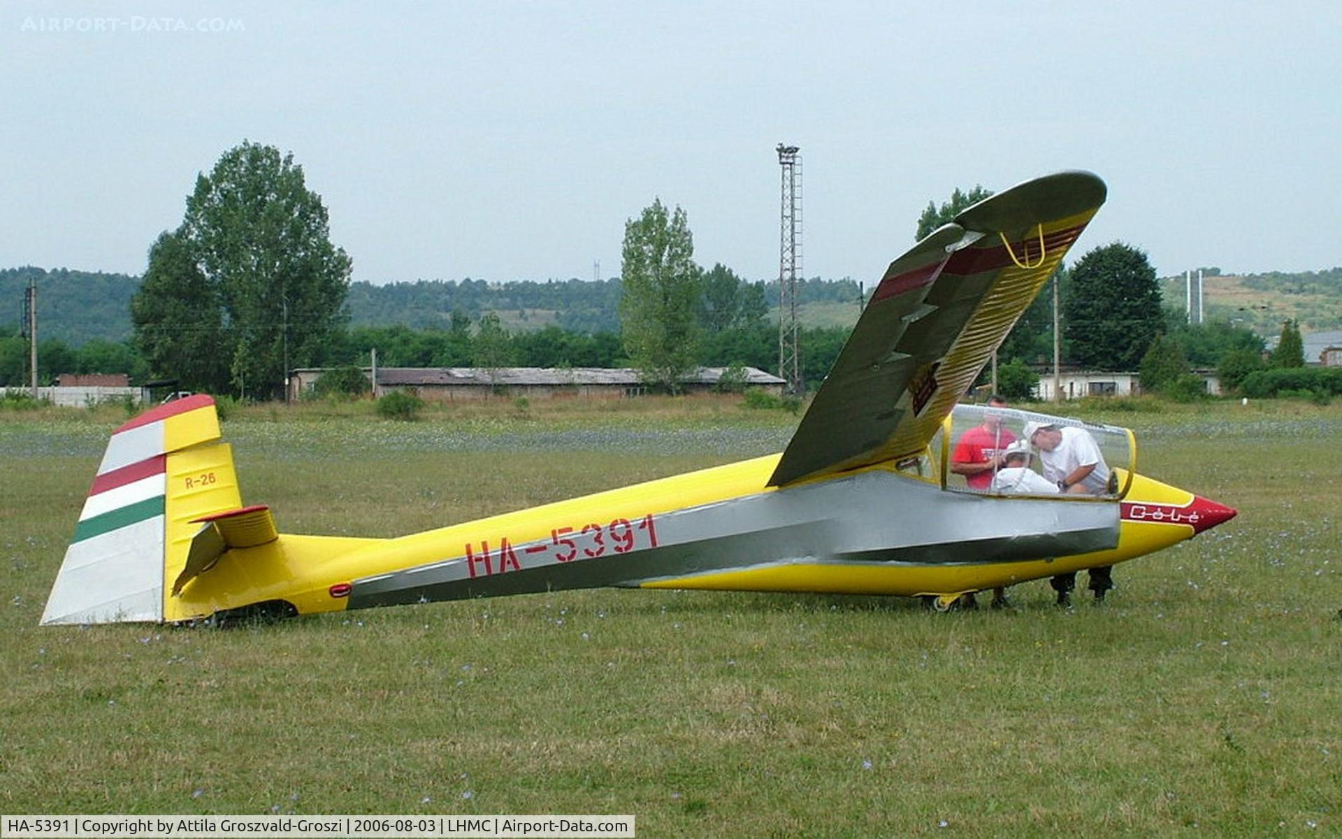 HA-5391, 1966 Rubik R-26S Góbé C/N E-1260, Miskolc Airport - Hungary
