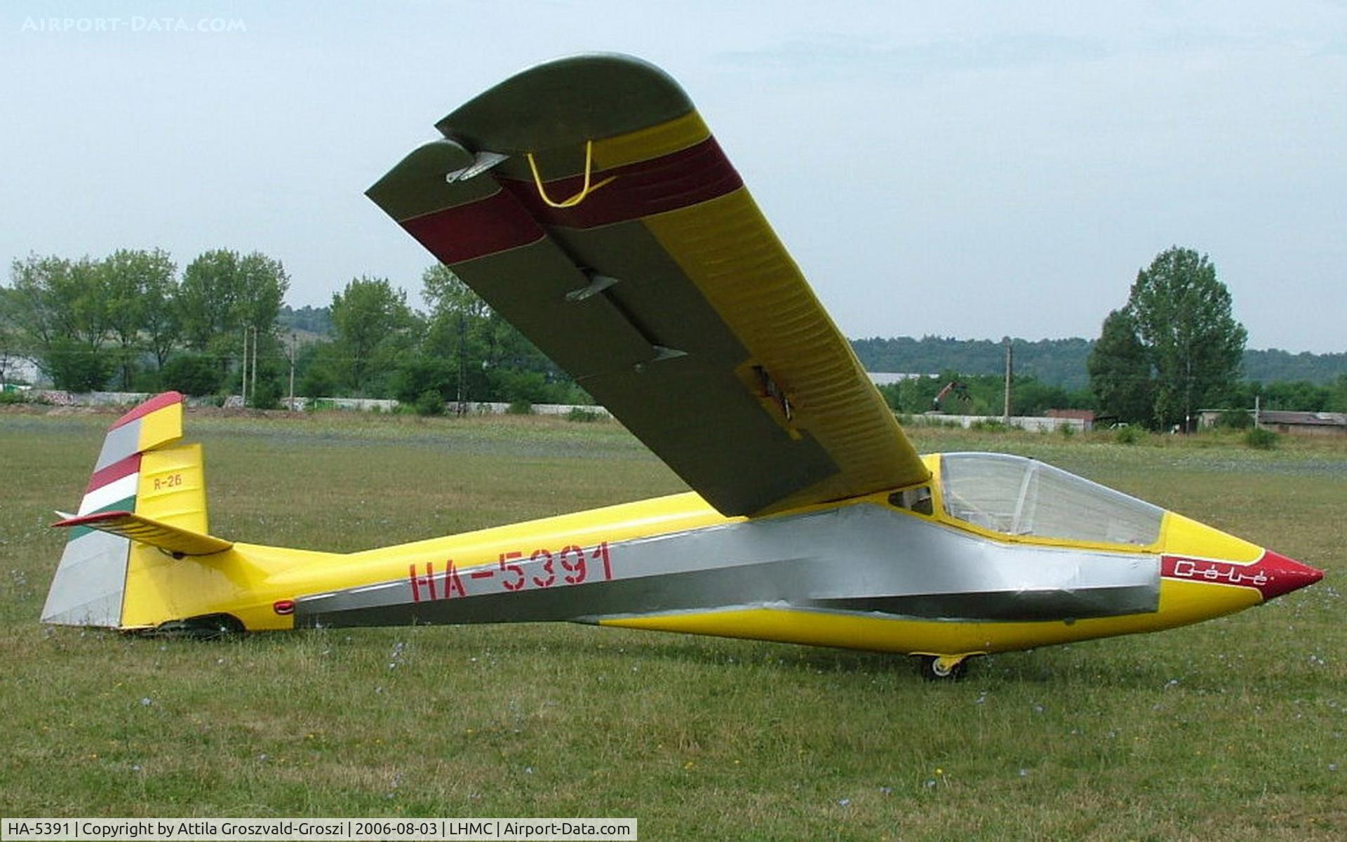 HA-5391, 1966 Rubik R-26S Góbé C/N E-1260, Miskolc Airport - Hungary.