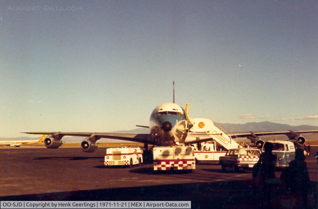 OO-SJD, 1960 Boeing 707-329 C/N 17626, Sabena , flight ready to fly MEX-YUL-BRU , 1971
