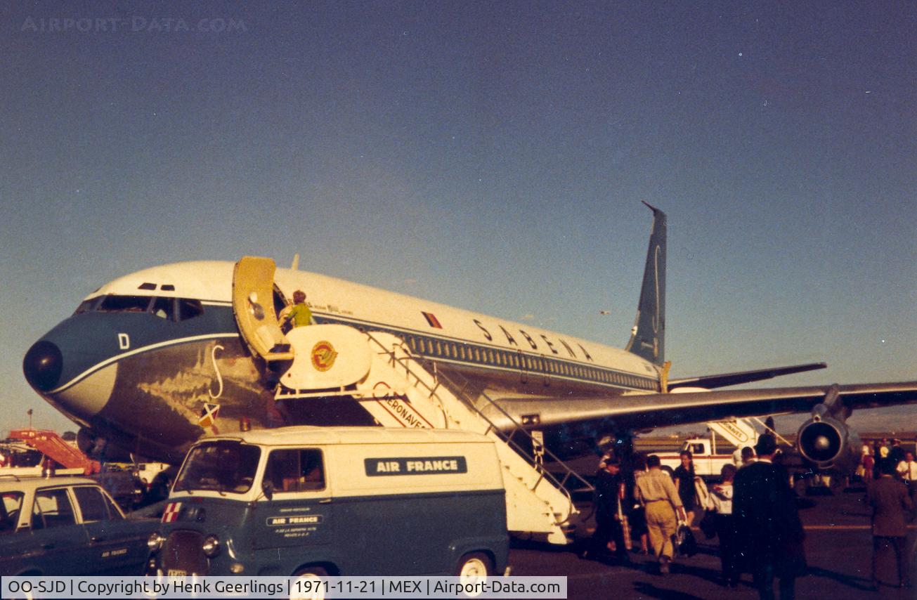 OO-SJD, 1960 Boeing 707-329 C/N 17626, Sabena  Flight ready to dep. to BRU , Nov 1971