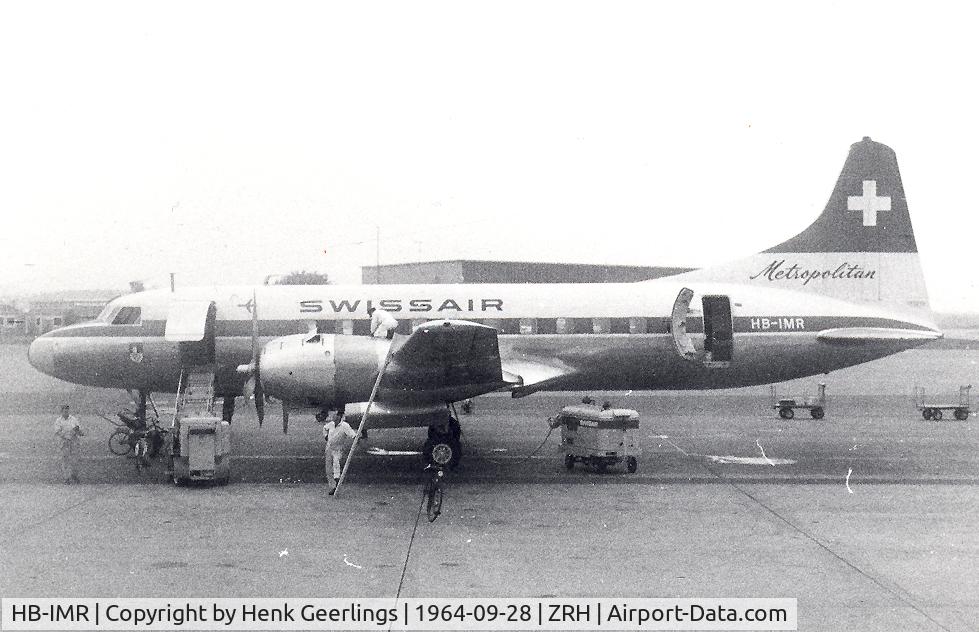 HB-IMR, 1957 Convair 440-11 Metropolitan C/N 429, Swissair , CV440 , 1964