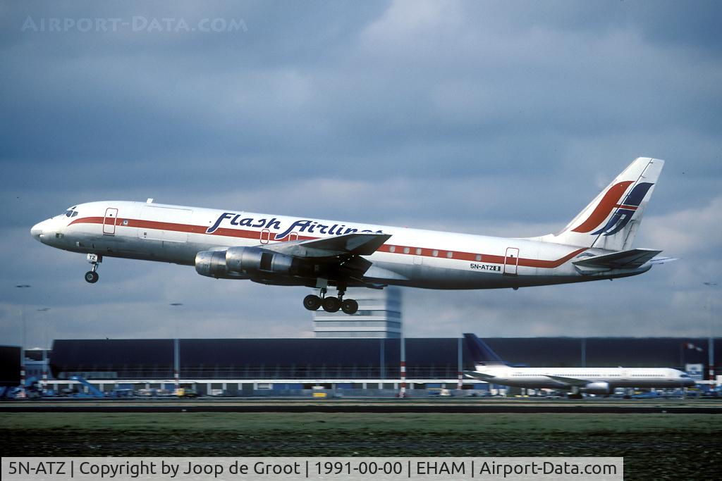 5N-ATZ, 1968 Douglas DC-8F-55 C/N 45965, Flash Airlines