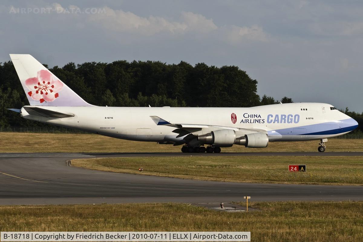 B-18718, Boeing 747-409F/SCD C/N 30770, departure
