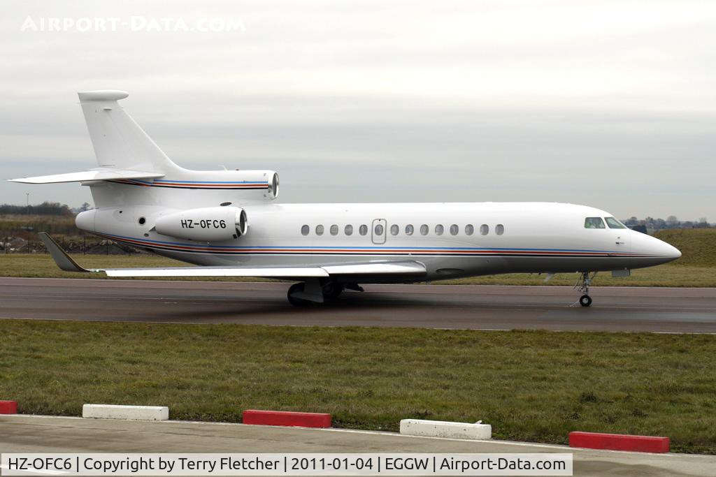 HZ-OFC6, 2010 Dassault Falcon 7X C/N 092, Based 2010 Dassault Falcon 7X, c/n: 092 at Luton