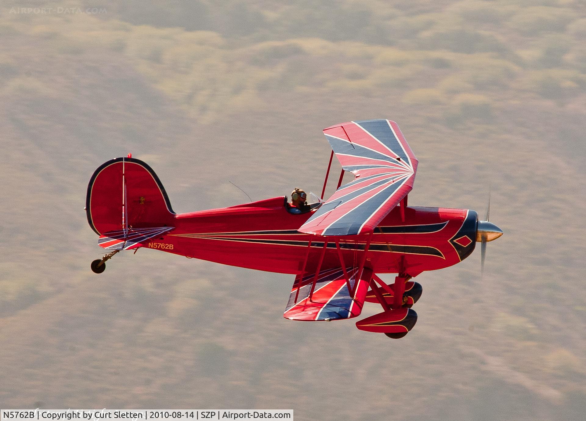 N5762B, 1980 Great Lakes 2T-1A-2 Sport Trainer C/N 0833, Great Lakes at Santa Paula Airshow August 2010