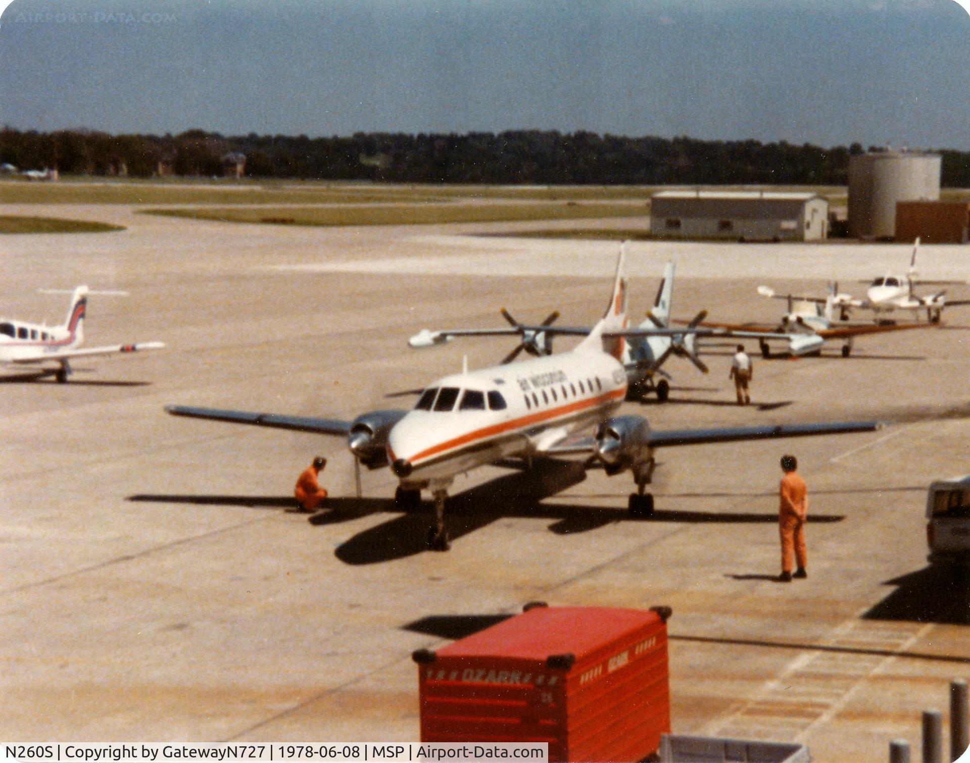 N260S, 1973 Swearingen SA-226TC Metro C/N TC-205, Air Wisconsin