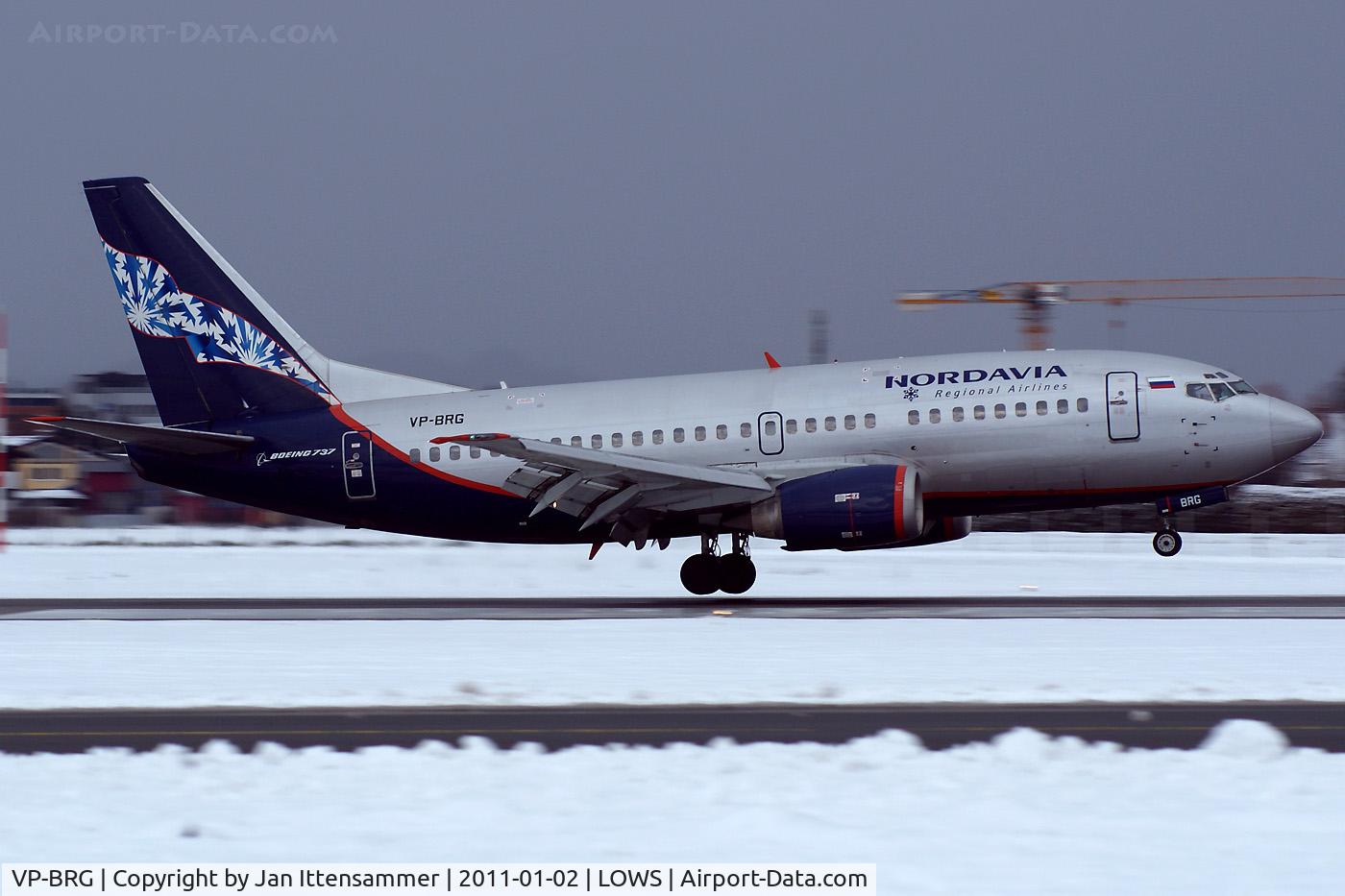 VP-BRG, 1991 Boeing 737-53C C/N 24826, Wintercharter @ LOWS