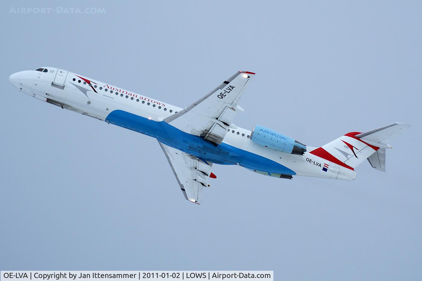 OE-LVA, 1994 Fokker 100 (F-28-0100) C/N 11490, OE-LVA @ LOWS