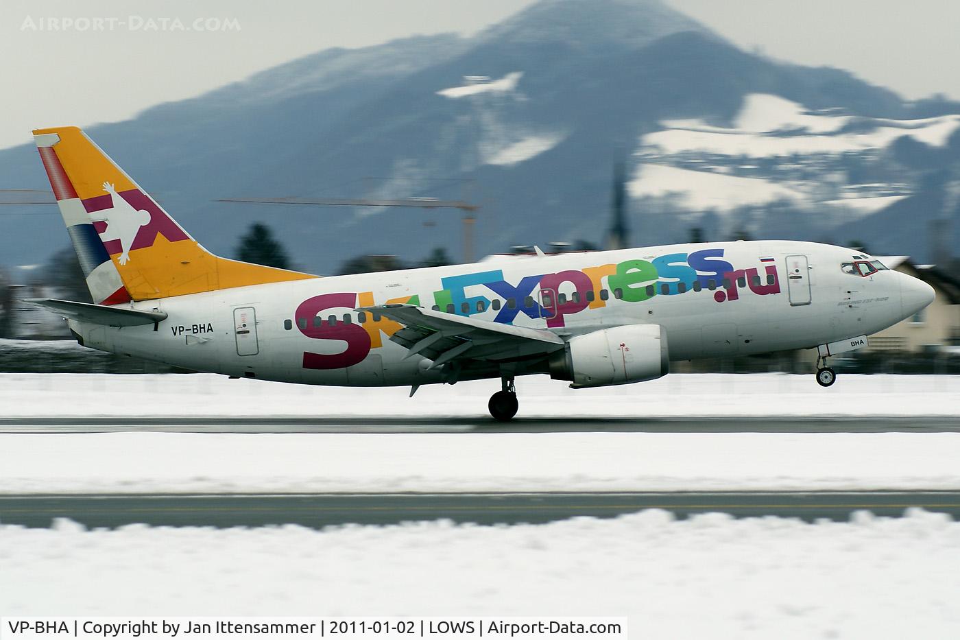VP-BHA, 1992 Boeing 737-529 C/N 26538, Wintercharter @ LOWS