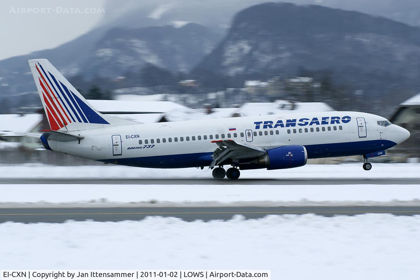 EI-CXN, 1987 Boeing 737-329 C/N 23772, Wintercharter @ LOWS