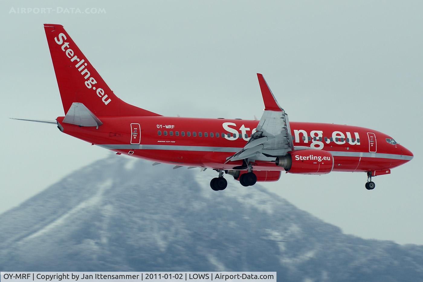 OY-MRF, 1999 Boeing 737-7L9 C/N 28009, Wintercharter @ LOWS
