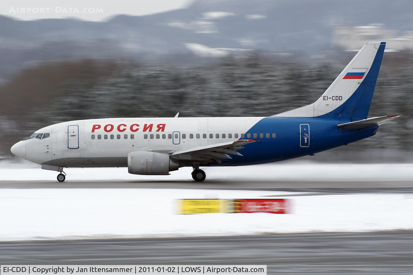 EI-CDD, 1991 Boeing 737-548 C/N 24989/1989, Wintercharter @ LOWS