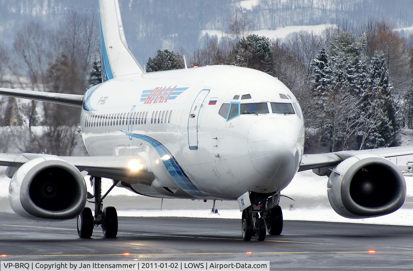 VP-BRQ, 1991 Boeing 737-528 C/N 25230, Wintercharter @ LOWS