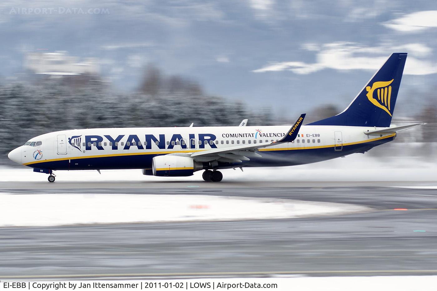 EI-EBB, 2009 Boeing 737-8AS C/N 37519, EI-EBB @ LOWS