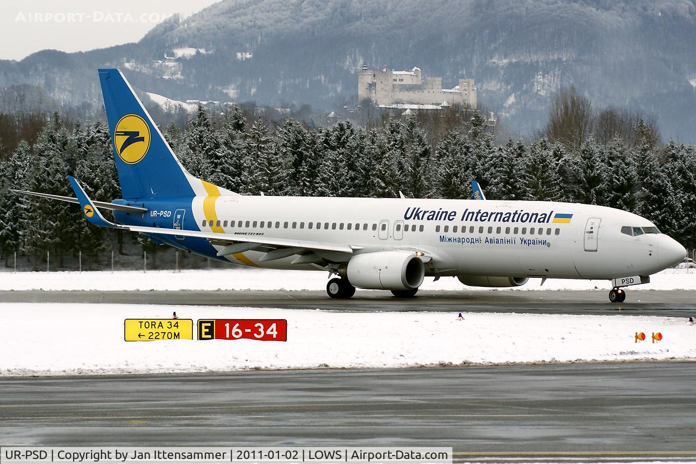 UR-PSD, 2010 Boeing 737-8HX C/N 29686, Wintercharter @ LOWS