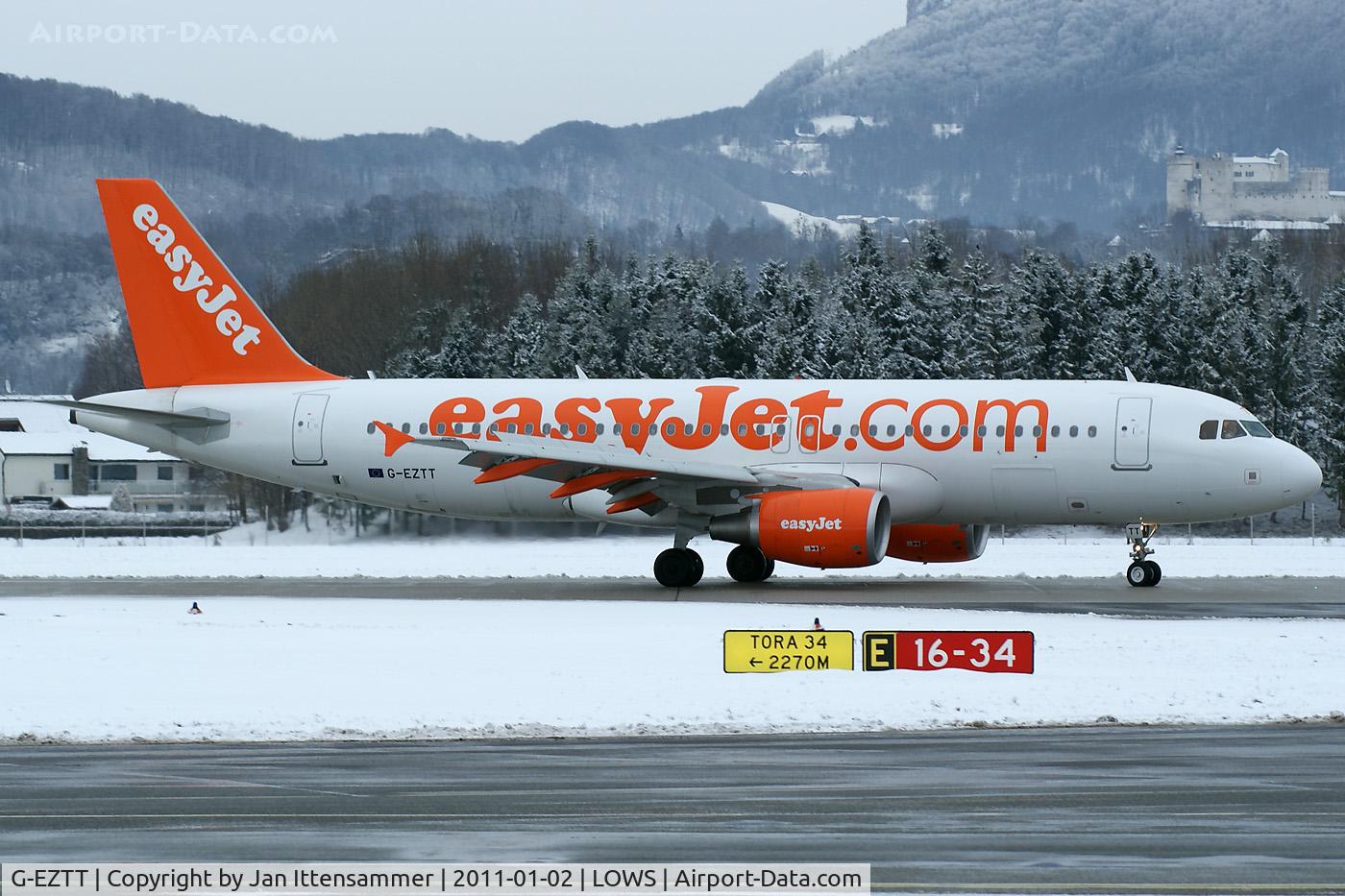 G-EZTT, 2010 Airbus A320-214 C/N 4219, Wintercharter @ LOWS