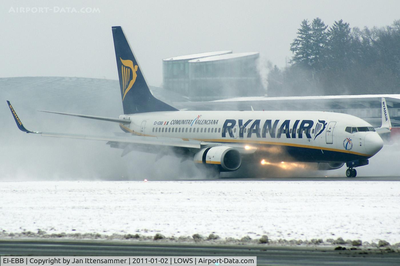 EI-EBB, 2009 Boeing 737-8AS C/N 37519, EI-EBB @ LOWS