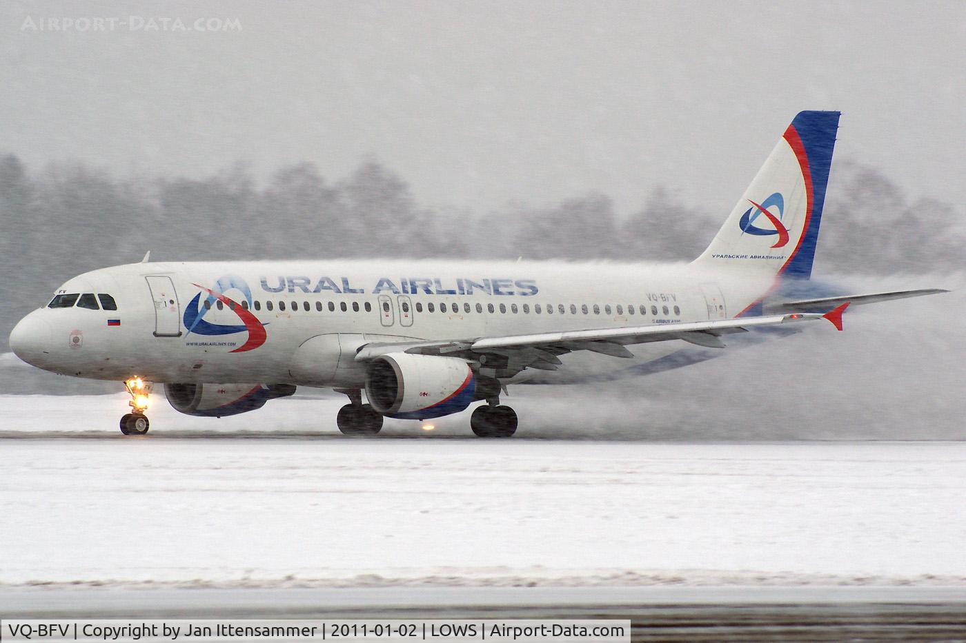 VQ-BFV, 1999 Airbus A320-214 C/N 1152, Wintercharter @ LOWS