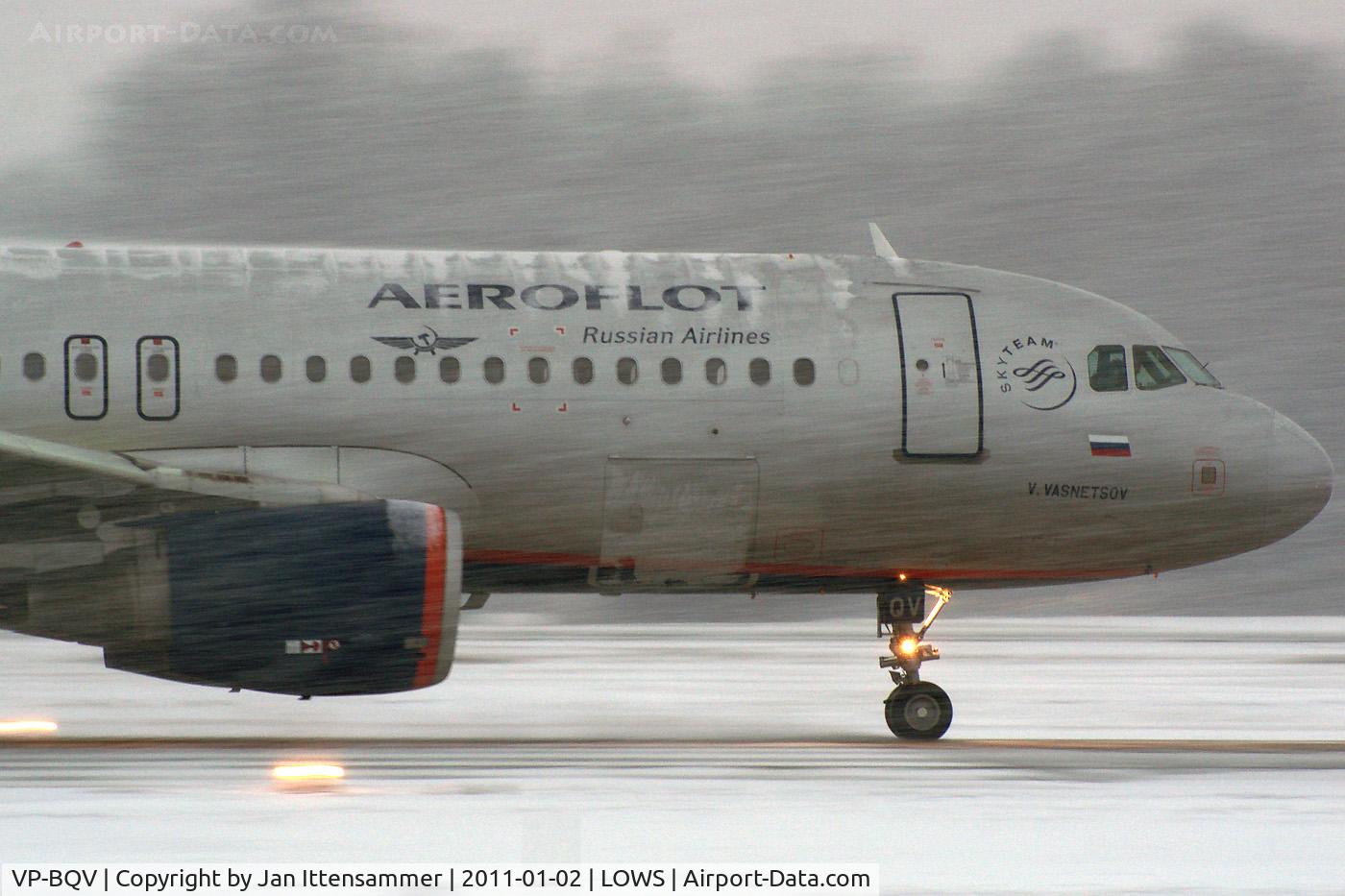 VP-BQV, 2006 Airbus A320-214 C/N 2920, Wintercharter @ LOWS