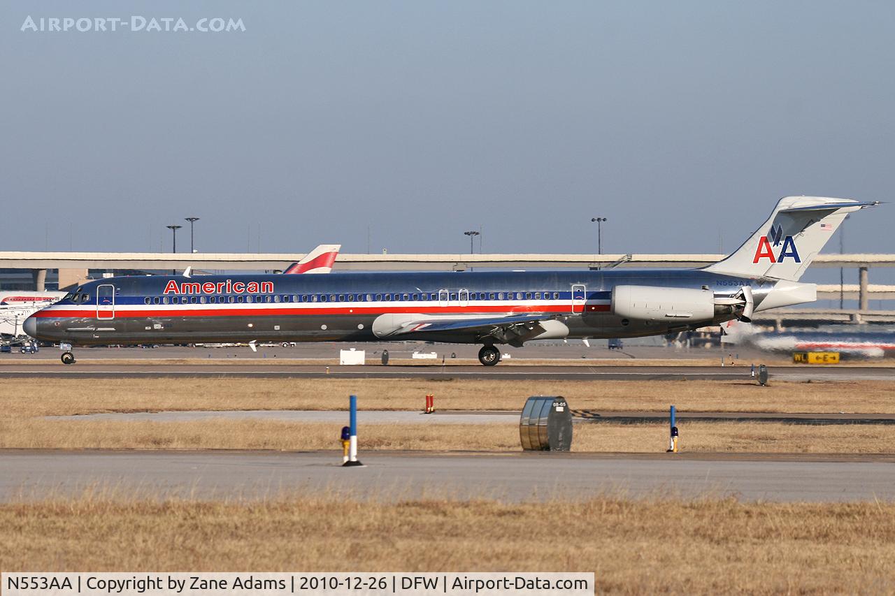 N553AA, 1991 McDonnell Douglas MD-82 (DC-9-82) C/N 53083, American Airlines at DFW Airport