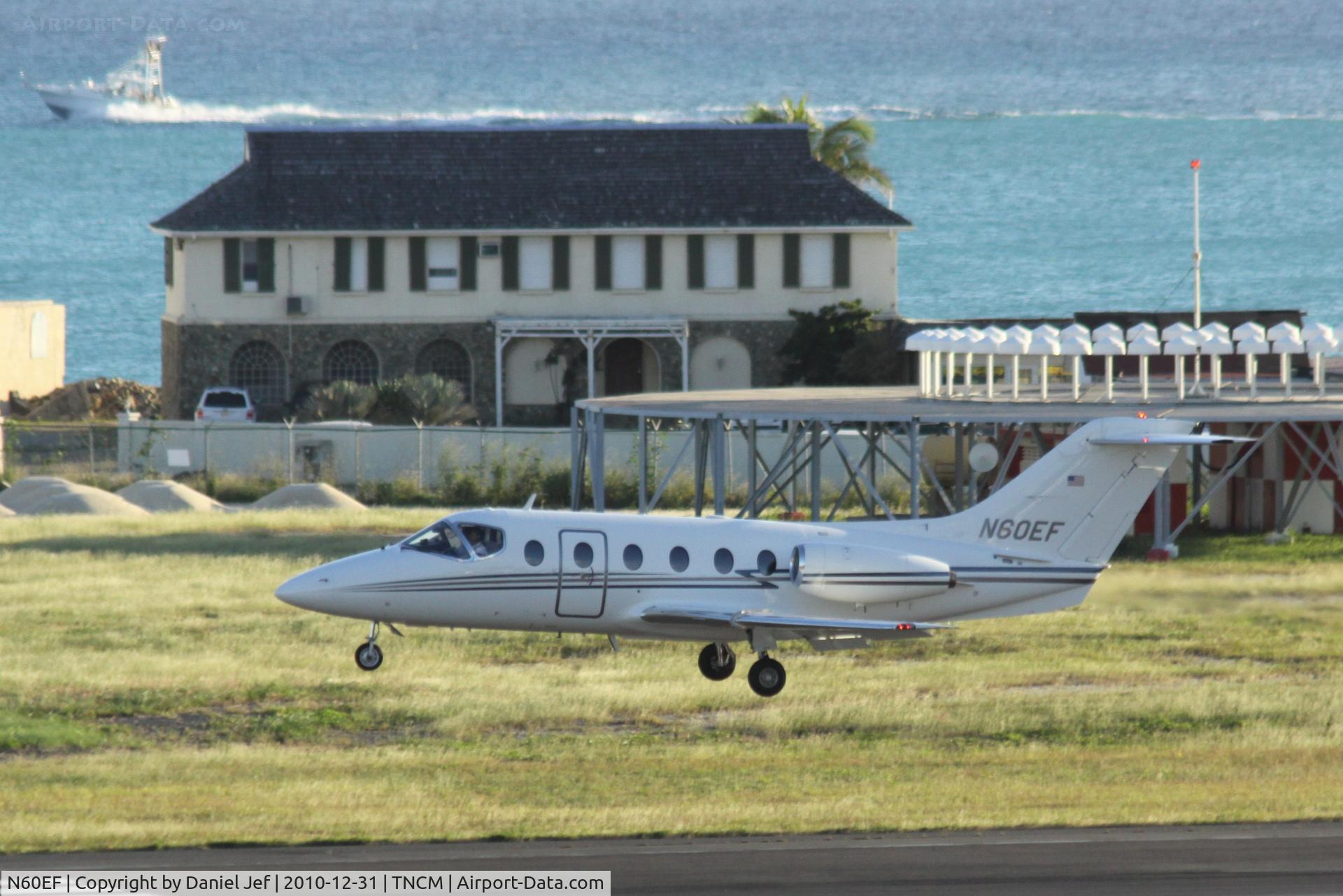 N60EF, 1984 Mitsubishi MU-300 C/N A070SA, N60EF landing at TNCM