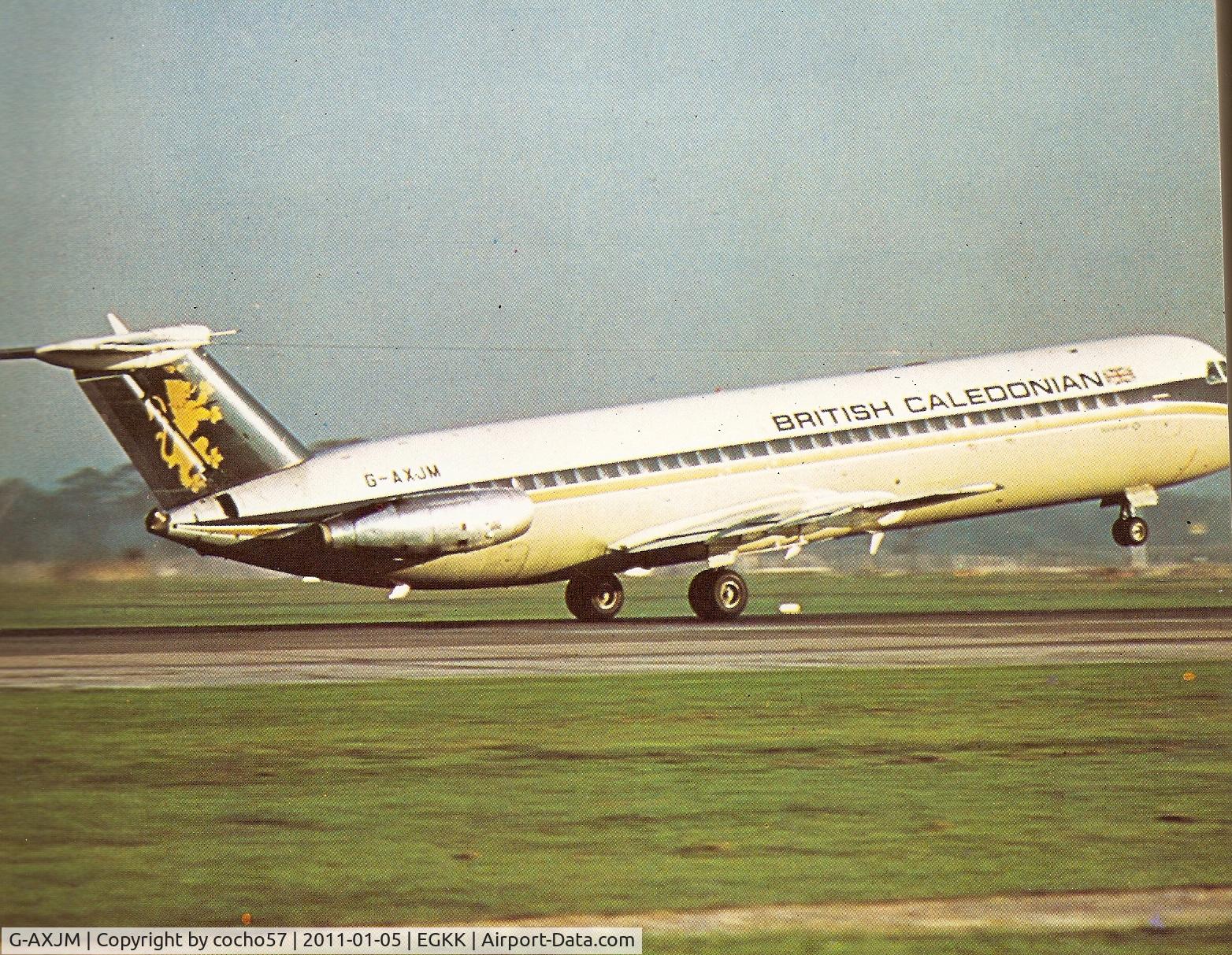 G-AXJM, 1970 BAC 111-501EX One-Eleven C/N BAC.214, This photography was taken by an uncle at the beginning of the seventy. Perhaps it was in 1971 July. He was a pilot of Aerolineas Argentinas.