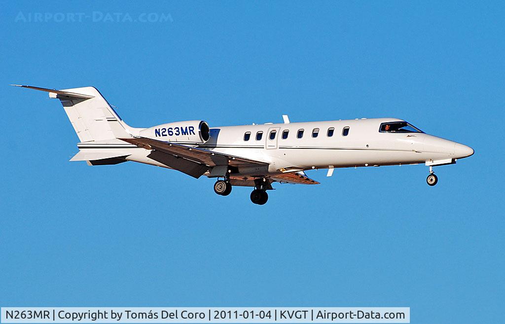 N263MR, Learjet 45 C/N 263, N263MR
Learjet Inc 45 C/N 263

North Las Vegas Airport (IATA: VGT, ICAO: KVGT, FAA LID: VGT)
Photo: Tomas Del Coro
2011-1-4