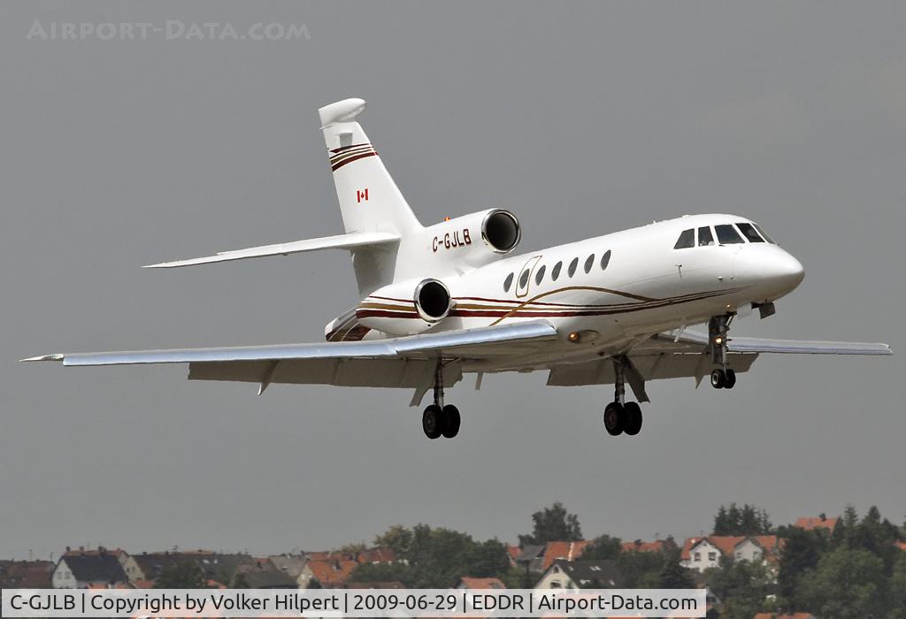 F-GJLB, Aerospatiale SN-601 Corvette C/N 39, on final at scn