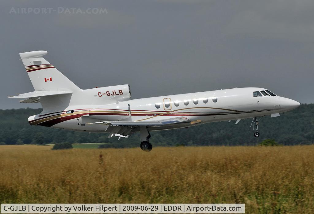 F-GJLB, Aerospatiale SN-601 Corvette C/N 39, on final at scn