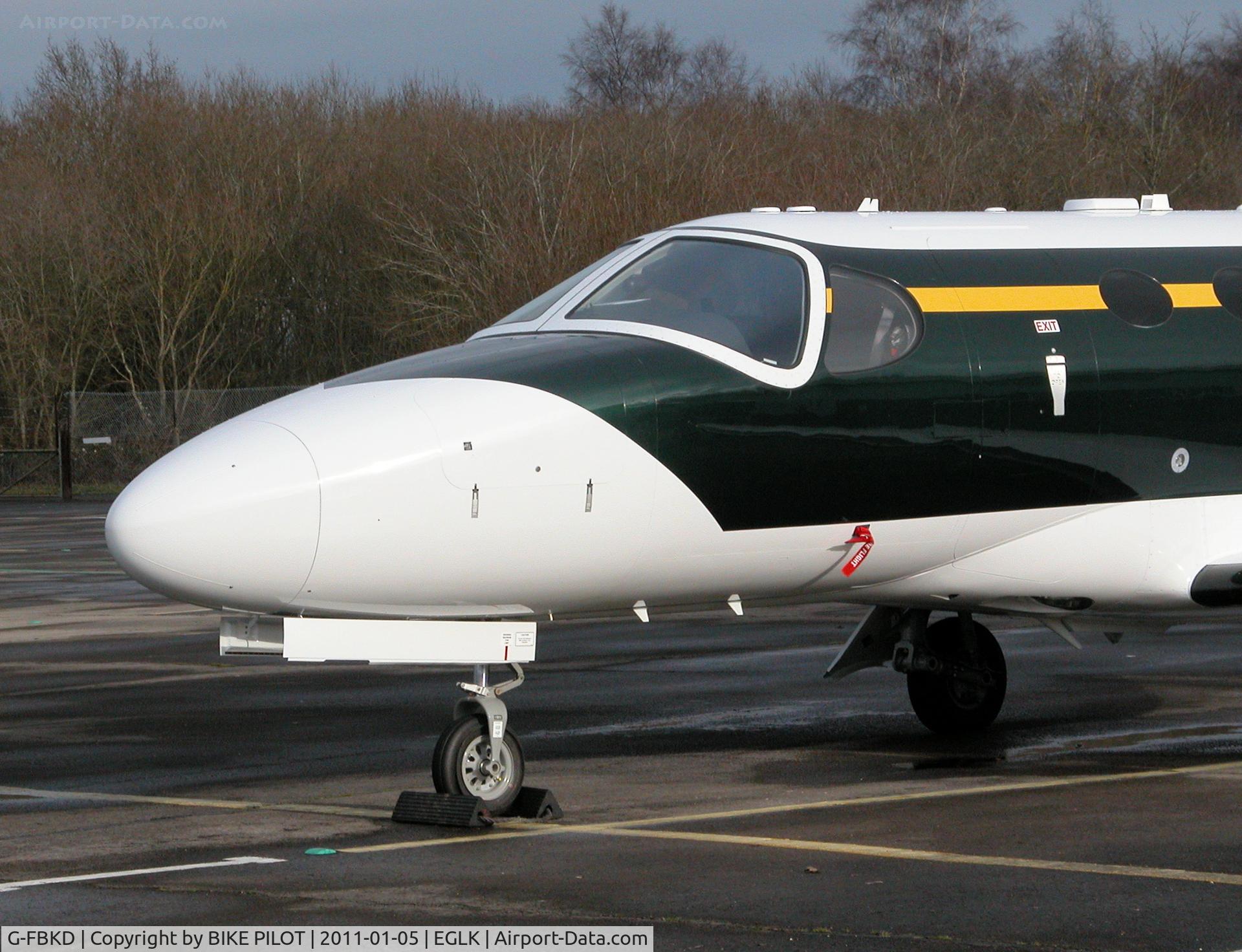 G-FBKD, 2010 Cessna 510 Citation Mustang Citation Mustang C/N 510-0346, New Mustang for Blink, Registered 2010-12-29