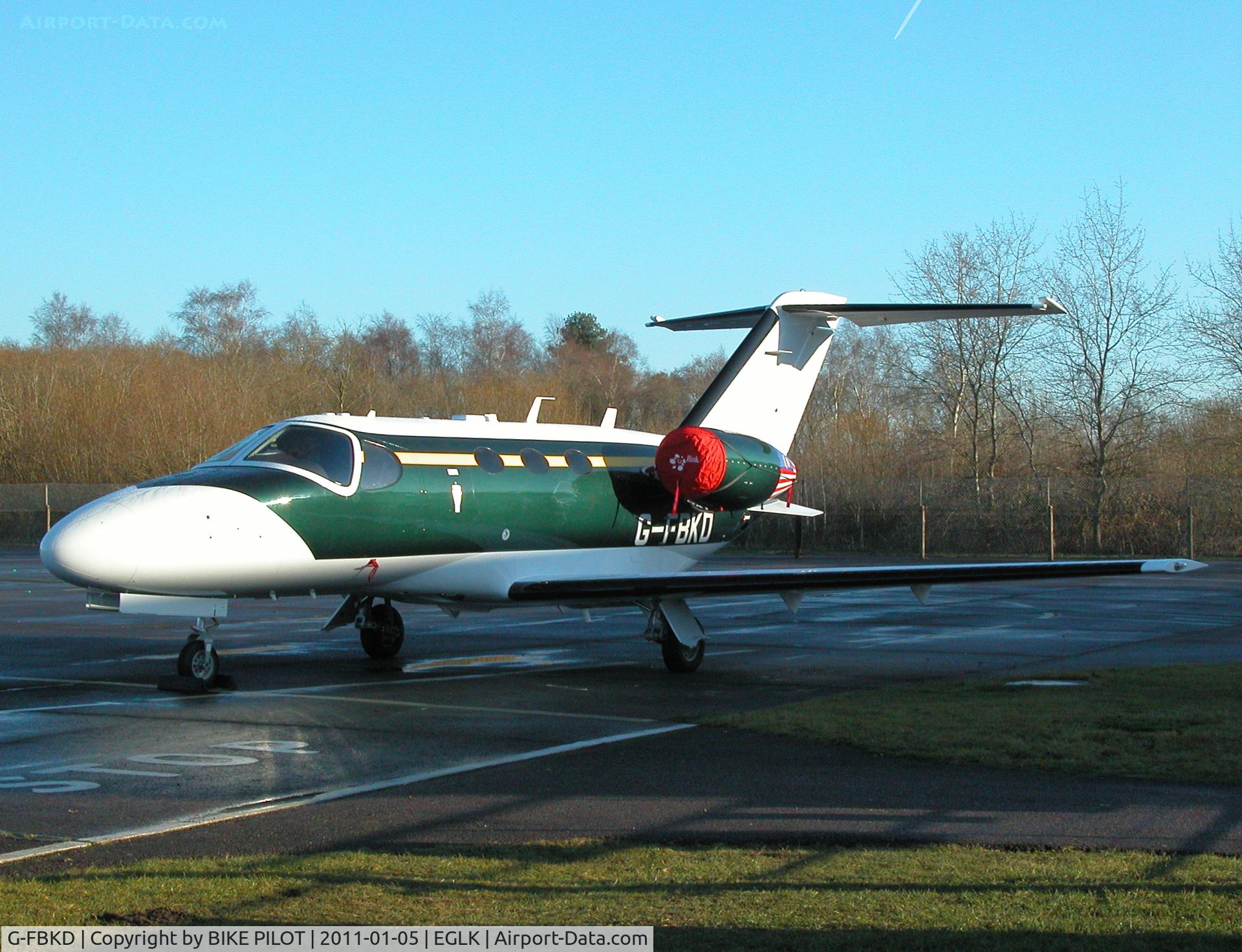 G-FBKD, 2010 Cessna 510 Citation Mustang Citation Mustang C/N 510-0346, New Mustang for Blink, Registered 2010-12-29