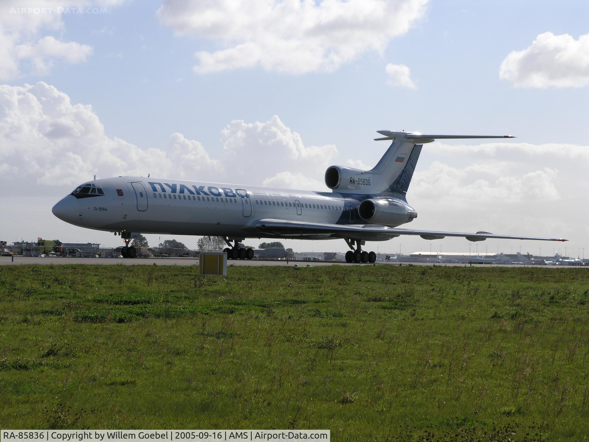 RA-85836, 1998 Tupolev Tu-154M C/N 98A1018, Taxi for take off