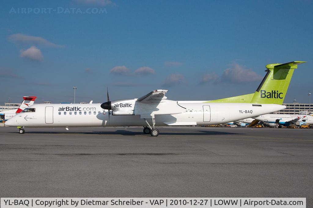 YL-BAQ, 2010 De Havilland Canada DHC-8-402Q Dash 8 C/N 4313, Air Baltic Dash 8-400