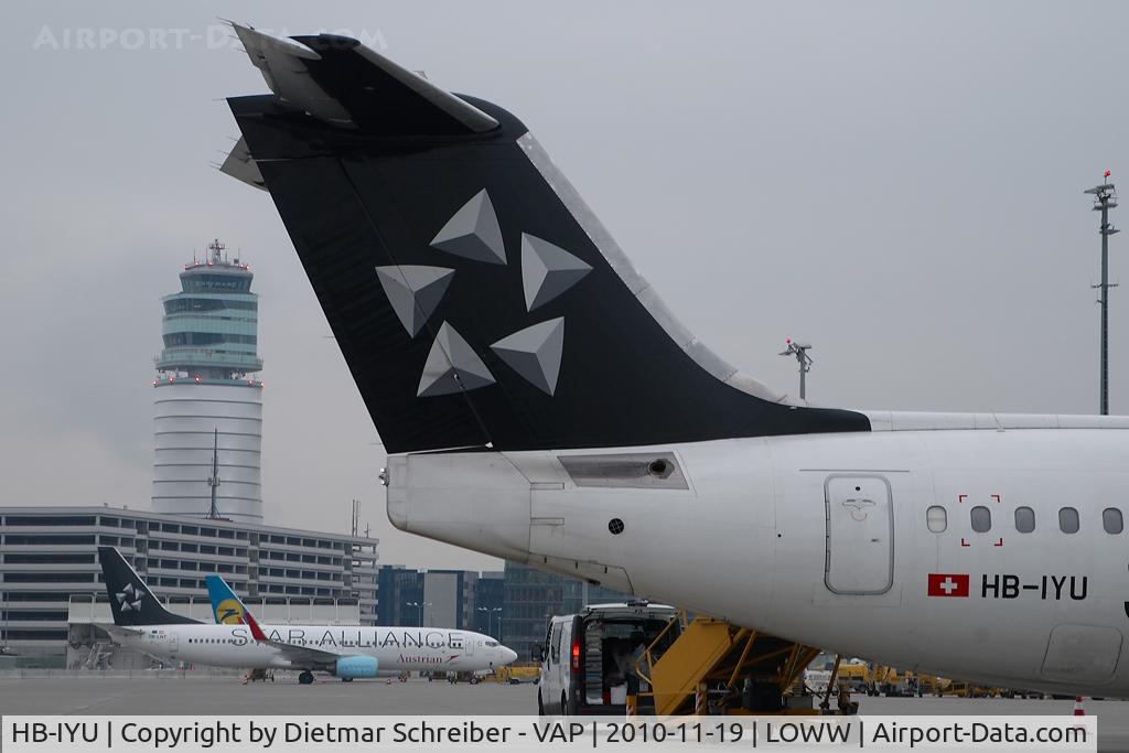 HB-IYU, 2000 British Aerospace Avro 146-RJ100 C/N E3379, Swiss Bae 146