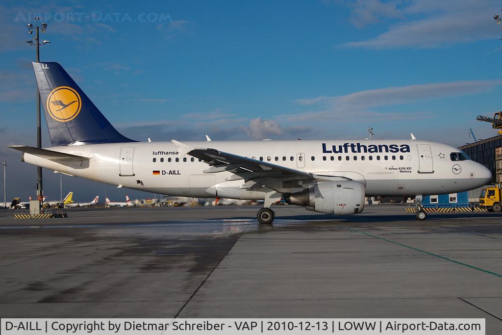 D-AILL, 1997 Airbus A319-114 C/N 689, Lufthansa Airbus 319