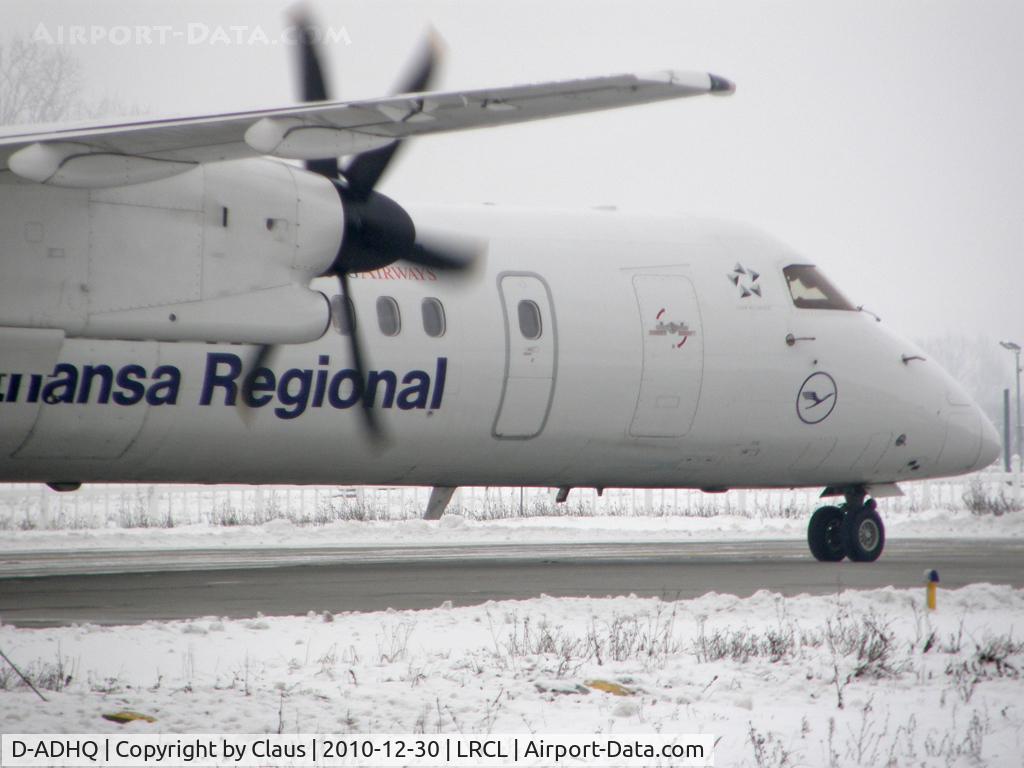 D-ADHQ, 2000 De Havilland Canada DHC-8-402 Dash 8 C/N 4016, Nose...:)