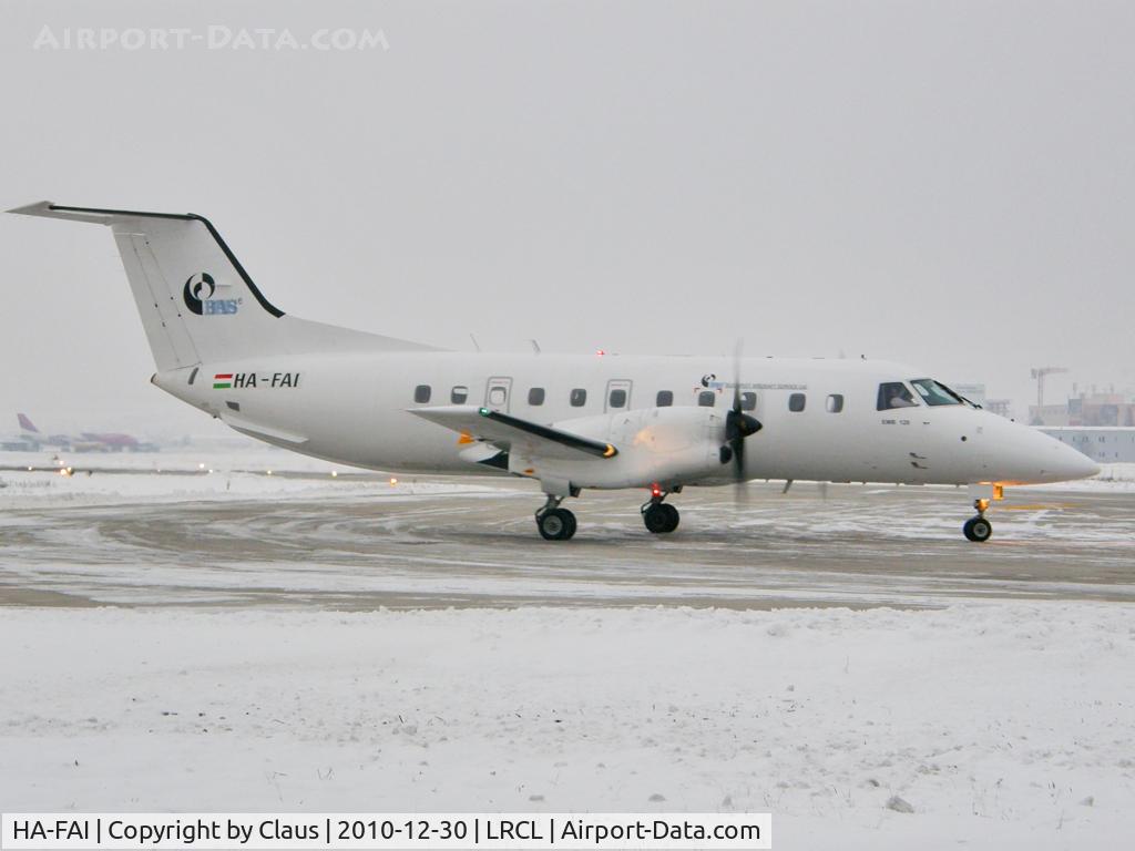 HA-FAI, 1989 Embraer EMB-120ER Brasilia C/N 120123, Operating for Malev because of few passengers from Budapest.